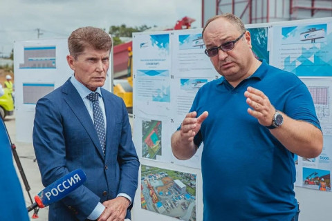 Фото-репортаж: Олег Кожемяко: «Проект развития «Сухого Порта» вызывает уважение»