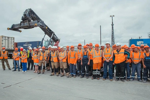 Фото-репортаж: Олег Кожемяко: «Проект развития «Сухого Порта» вызывает уважение»