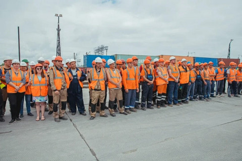 Фото-репортаж: Олег Кожемяко: «Проект развития «Сухого Порта» вызывает уважение»