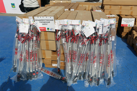 Фото-репортаж: День физкультурника во Владивостоке начался с «Зарядки чемпионов»