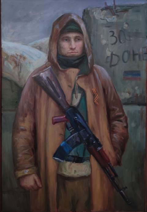 Фото-репортаж: «Мы не имеем права их бросать»: российский художник написал картины о Донбассе