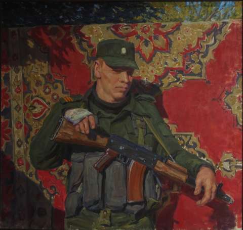 Фото-репортаж: «Мы не имеем права их бросать»: российский художник написал картины о Донбассе