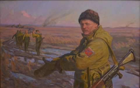 Фото-репортаж: «Мы не имеем права их бросать»: российский художник написал картины о Донбассе