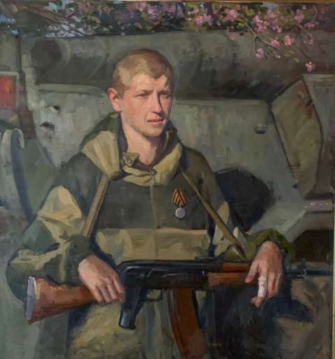 Фото-репортаж: «Мы не имеем права их бросать»: российский художник написал картины о Донбассе