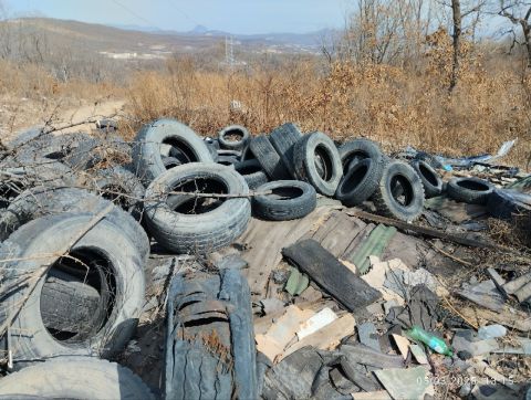 Фото-репортаж: Находка вместе с прокуратурой почти полгода пытаются победить стихийную свалку