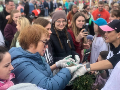 Фото-репортаж: Кедр возвращается на остров Русский