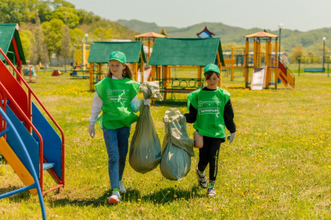 Фото-репортаж: «Восточный Порт» подвёл итоги первого этапа проекта «Экомарафон-2021»