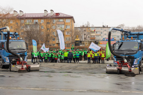 Фото-репортаж: «Восточный Порт» подвёл итоги первого этапа проекта «Экомарафон-2021»