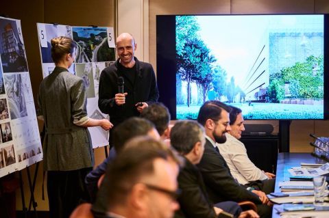 Фото-репортаж: Стали известны концепции делового комплекса на острове Русском