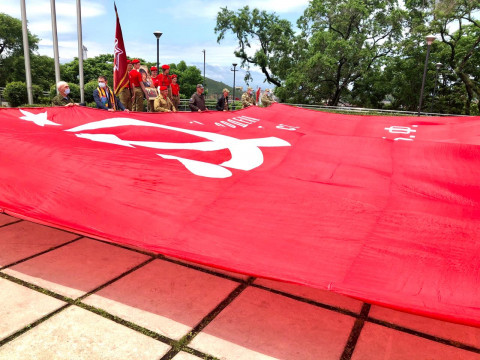 Фото-репортаж: Во Владивостоке дали старт акции «От общей Победы к общему миру»