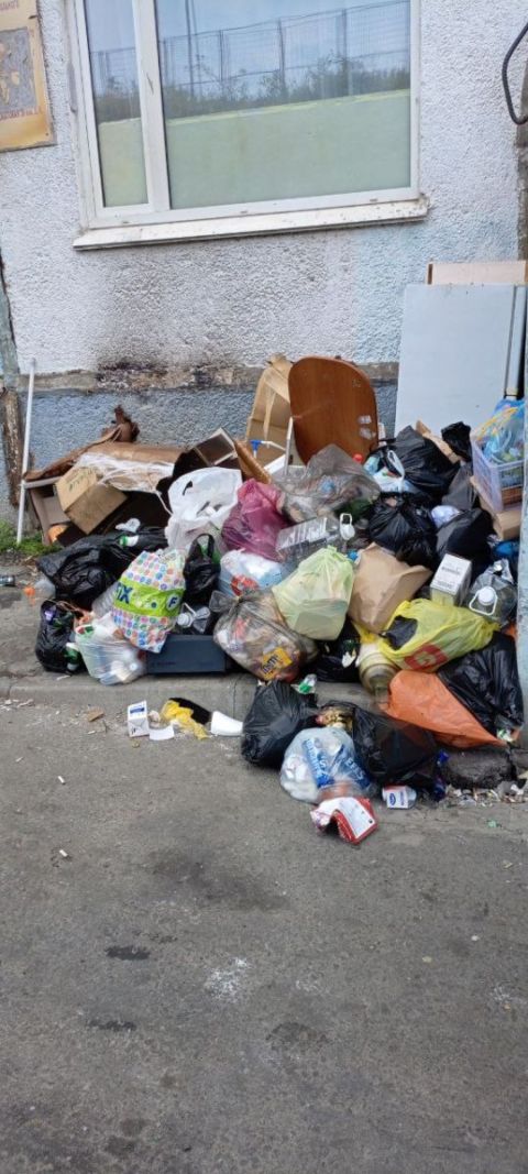 Фото-репортаж: Мусорный коллапс продолжается в домах Владивостока, где недавно бунтовали дворники