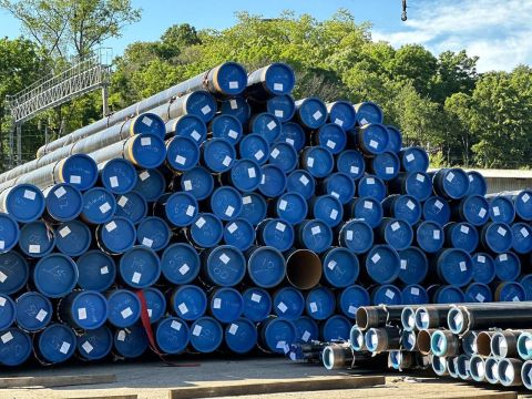 Фото-репортаж: НЗМУ приступает к строительству подземных коммуникаций