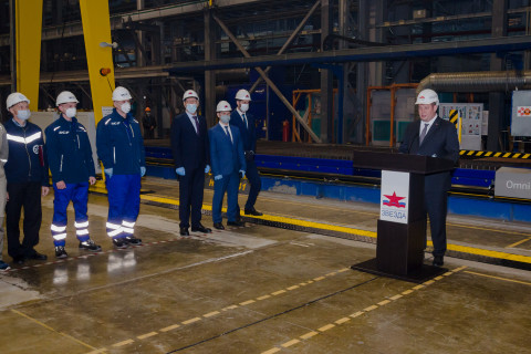 Фото-репортаж: Судоверфь «Звезда» начала резку стали для новой серии судов –танкеров-газовозов СПГ ледового класса ARC 7