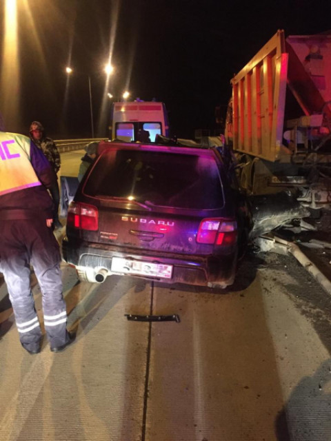 Фото-репортаж: Два человека погибли в ДТП с КАМАЗом в Приморье