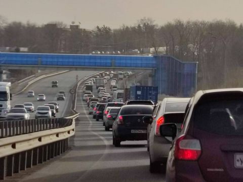 Фото-репортаж: Мусульмане закупорили выезд из Владивостока в священный день