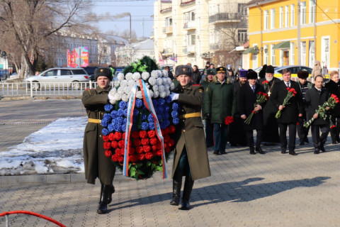 Фото-репортаж: Виктор Тарабарин: «День защитника Отечества является олицетворением самых славных моментов боевой летописи»
