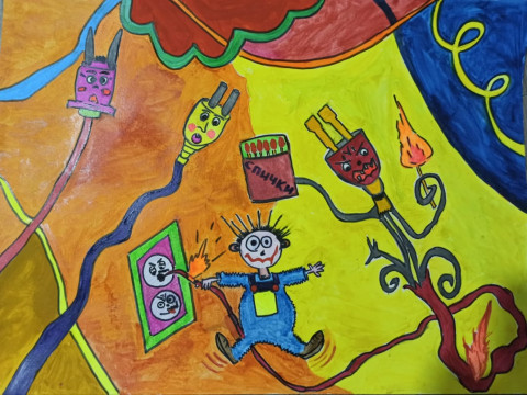 Фото-репортаж: Хабаровчане выбрали лучший рисунок, посвященный электробезопасности