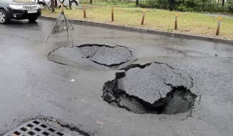 Фото-репортаж: Сильный ливень затопил Владивосток