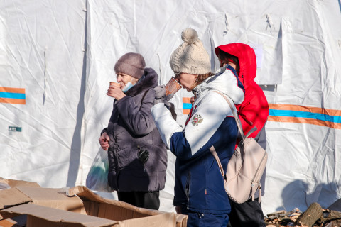 Фото-репортаж: Власти Владивостока продолжают работы по ликвидации ЧС