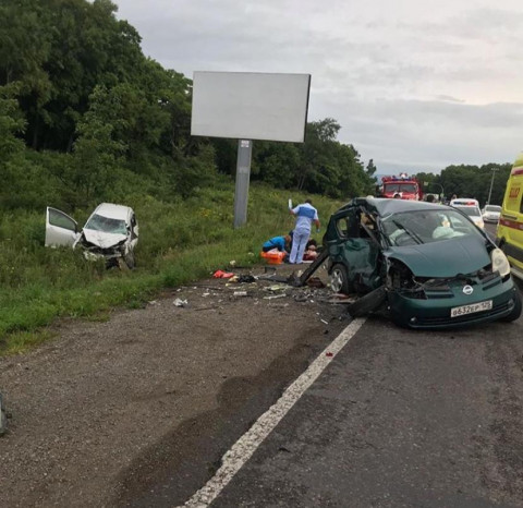 Фото-репортаж: Два смертельных ДТП шокировали приморцев