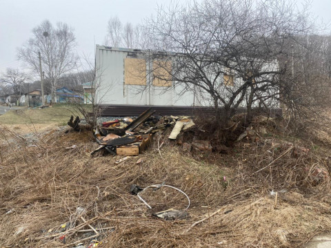 Фото-репортаж: Пожар оставил приморское село без доступной медицинской помощи