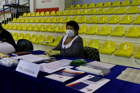 Фото-репортаж: Голосование по поправкам началось в Приморье