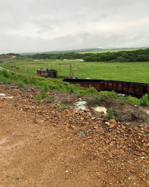 Фото-репортаж: Крушение поезда в Приморье: подробности