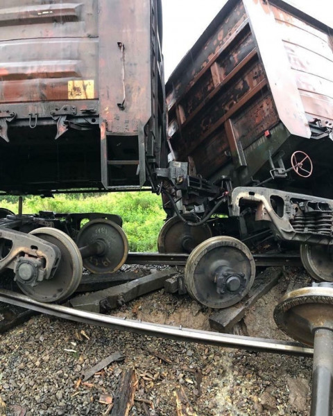 Фото-репортаж: Крушение поезда в Приморье: подробности