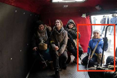 Фото-репортаж: "Убитая" западными СМИ украинка "воскресла" через несколько дней