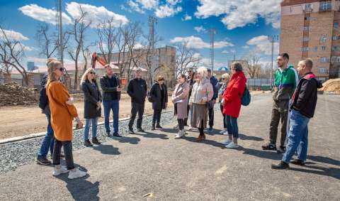 Фото-репортаж: Первый этап реконструкции стадиона во Владивостоке планируется завершить летом