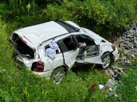 Фото-репортаж: «Очень много детских кресел»: страшное ДТП произошло в Приморье