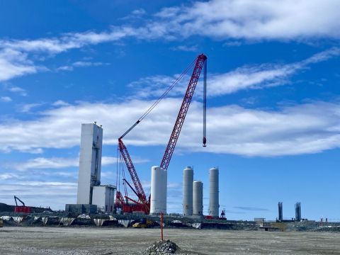 Фото-репортаж: НЗМУ завершает инженерную подготовку основной площадки завода