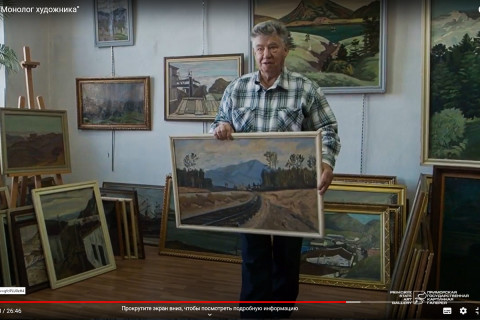 Фото-репортаж: Первые фильмы из цикла «Монолог художника» представили в Приморской картинной галерее