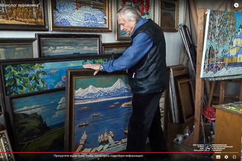 Фото-репортаж: Первые фильмы из цикла «Монолог художника» представили в Приморской картинной галерее