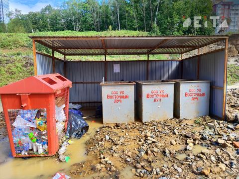 Фото-репортаж: Система водоотведения в Снеговой Пади не прошла проверку тайфуном