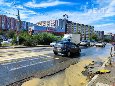 Фото-репортаж: Система водоотведения в Снеговой Пади не прошла проверку тайфуном