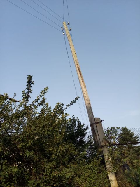 Фото-репортаж: Электросетевое хозяйство рассыпается в труху в "любимом городе Путина"