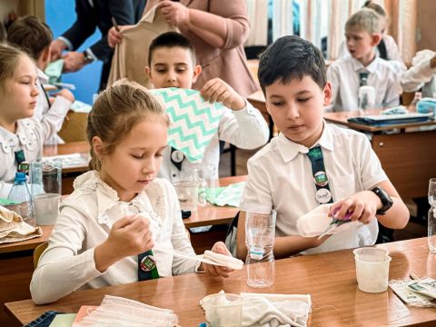 Фото-репортаж: НЗМУ открывает новый сезон экопросвещения школьников