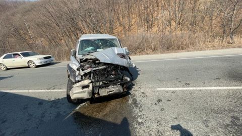 Фото-репортаж: Смертельная авария из пяти машин произошла в Приморье