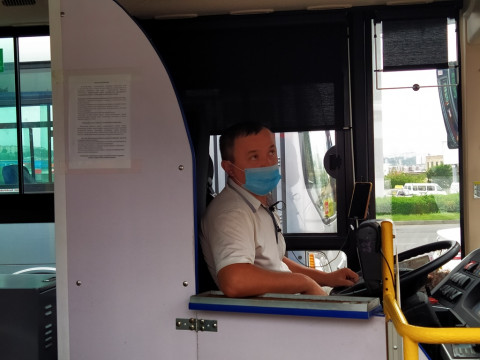 Фото-репортаж: Ответственность водителей автобусов проверили во Владивостоке